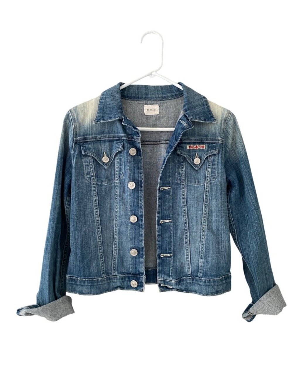 Vintage 2002 Hudson Signature Jean Jacket - Size Small - Picture 2 of 5